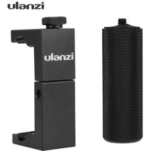 Ulanzi ST-02S 65 Naar 95Mm Telefoon Clip Houder Koude Schoen 1/4 ''Schroef Statief Telefoon Mount Stand Voor Iphone samsung Vlogging Fillmaking