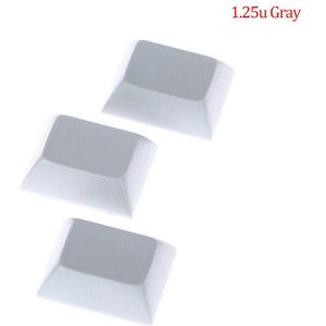 3 Stks/set Blank Dsa Pbt Keycap 1.25U/1.5U Voor Cherry Mx Switches Mechanische Toetsenbord Keycaps