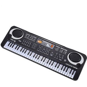 Eu Us Plug Elektronische Piano Kinderen Keyboard Piano Beginner Digitale Muziek Piano Speelgoed 61 Toetsen Piano Met Microfoon Kinderen