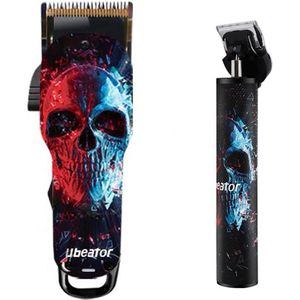 Voor Mannen Elektrische Tondeuse Maaier Trimmer Baard Scheerapparaat Haircut Machine Kapsel Cutter Ceramic Blade Verstelbare