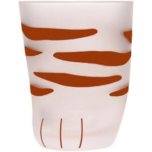 Leuke Kat Poten Glas Tijger Voeters Mok Kantoor Mok Tumbler Persoonlijkheid Ontbijt Melk Porselein Cup Voor Thuis