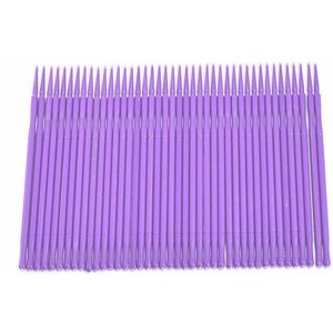 100 Stks/partij Kleurrijke Wegwerp Wimpers Borstel Wimpers Verwijderen Wattenstaafjes Microbrushes Wegwerp Wimper Make-Up Kwasten