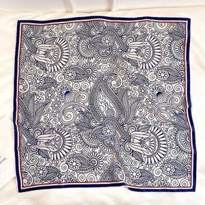 90*90Cm Koreaanse Twill Weave Zijde Cashew Grote Vierkante Sjaal Damesmode Decoratieve Halsdoek Sjaal Vrouwen