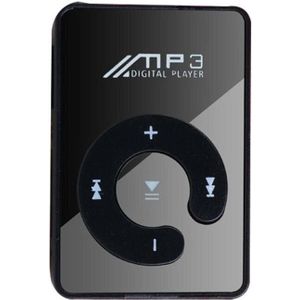 Mini mp3 Clip MP3 Speler Ondersteuning 32GB Micro SD TF Card stijlvol Sport Spiegel Draagbare MP3 speler Mini