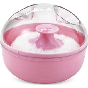 40JC Draagbare Baby Zachte Lichaam Talkpoeder Puff Spons + Box Case Container Nuttig Levert