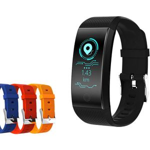 Smart Fitness Armband Ip68 Hartslag Fitness Tracker Stappenteller 0.96 ''Scherm Sport Smart Band Horloge Mannen Vrouwen Voor Android ios