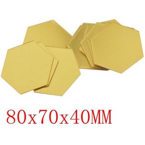 12/24/36/48 Stks/set 3D Hexagon Acryl Spiegel Muurstickers Diy Art Muurstickers Woonkamer gespiegeld Decoratieve Stickers