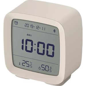 In Voorraad Qingping Bluetooth Temperatuur Vochtigheid Sensor Nachtlampje Lcd Wekker Mihome App Controle Thermometer