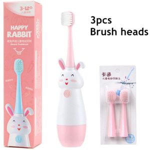 Leuke Cartoon Patroon Tandenborstel Elektrische Kinderen Elektrische Tandenborstel Tanden Tandenborstel Voor Kinderen Met Zachte Vervanging Hoofd