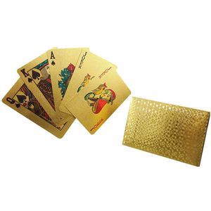 54 Stks/set Waterdichte Us Dollar Patroon Poker Tafel Game Speelkaart Collection