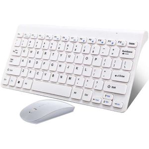 Mini Draadloze Muis Toetsenbord Voor Laptop Desktop Mac Computer Thuis Kantoor Ergonomische Gaming Toetsenbord Muis Combo Multimedia