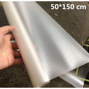 50*150 Cm 45*400 Cm Adhesive Clear Waterdichte Mat Lade Liner Kast Antislip Keuken Kast koelkast Mat