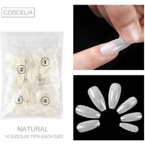 120/500 Stuks Nep Nagels Mallen Dual Systeem Vorm Valse Nail Clear Transparante Vorm Nail Art Tips Acryl gel Voor Nagels Manicure