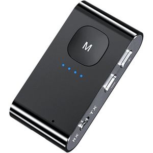 Bluetooth Ontvanger Zender Lcd-scherm Ingebouwde Microfoon Ondersteuning Tf-kaart Afspelen Voor Mobiele Telefoon Computer Auto