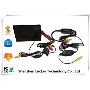 4.3 inch Voertuig Display Monitor Digitale Kleur LCD en Draadloze 2.4G Auto Achteruitkijkspiegel Omkeren Parking Backup assist
