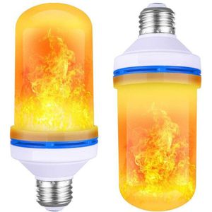 Led Vlam Effect Gloeilamp Decoratieve Dynamische Fire Gloeilampen Corn Bulb Creatieve Flickering Emulatie Decor Led Lamp Verlichting