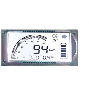 Snelheidsmeter LCD display instrument elektrische scooter fiets driewieler speed + batterij gauge indicator wit/gekleurde achtergrond