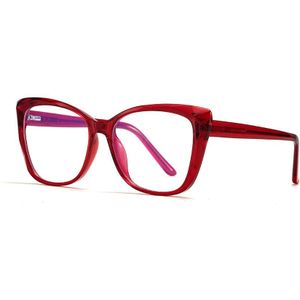 AEVOGUE Vrouw Anti-Blauw Licht Bril Kat Ogen Optische Frame TR90 Brillen Recept KS112