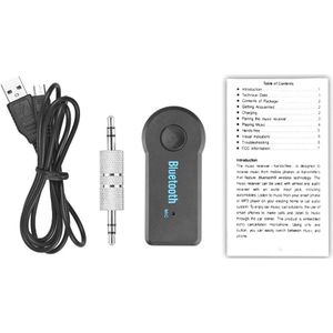 Auto Bluetooth Aux 3.5 Mm Jack Bluetooth Ontvanger Handsfree Call Bluetooth Adapter Auto Zender Auto Muziek Ontvangers