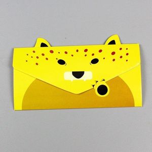 2 Stks/partij Creatieve Schattige Dieren Panda Hond Stijl Papier Kraft Envelop Koreaanse Wenskaart Briefpapier Levert 03226