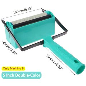 Wanddecoratie Verf Roller 5 Inch Rubberen Borstel Gereedschap Voor Behangen Kamer Huis Behang Moderne Decor Schilderen Machine