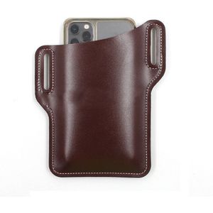 Belt Clip Holster Case Voor 6.0 Inch Mobiele Telefoon Tas Taille Verpakking Pu Leather Covers Shell Accessoires Mini Tassen