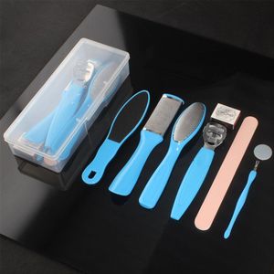 8 In 1 Pedicure Tool Set 430 Rvs Plastic Verwijderen Dode Huid Verwijderen Eelt Pedicure Voet Schraper Pedicure Tool kit