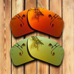 100% Precies Gesneden Gepolariseerde Vervanging Lenzen Voor Gibston Zonnebril Rood Mirrored Coating Kleur Keuzes