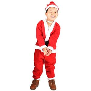 Kerst Mannen En Vrouwen Kerstman Kostuum Prinses Jurken Baard Jongens Kleding Set Met Hoed Kind Rode Kid Kleding outfits