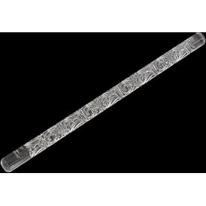 Chzimade Clear Acryl Golf Bloem Embossing Rolling Pins Voor Cake Cookie Biscuit Fondant Polymeer Klei Gebak Deegroller Decor