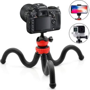 Flexibele Balhoofd Statief Voor Iphone, Android Telefoon, Gopro, Dslr Camera En Meer, inbegrepen Universele Smartphone Klem En Go Pro