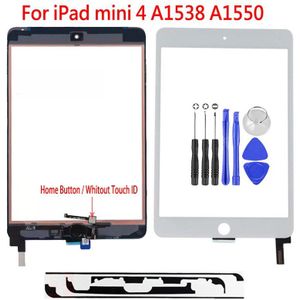 Nieuw Voor Apple Ipad Mini 4 Touch Screen Digitizer Niet Home Knop Vergadering Voor Glas Touch Panel A1538 A1550 Tablet