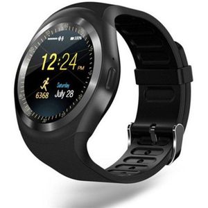 Bluetooth Y1 Smart Horloge Relogio Android SmartWatch Telefoontje GSM Sim Remote Camera Informatie Display Sport Stappenteller