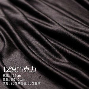 Pearlsilk gemaakt in Japanse gebreide Linnen kleurrijke 100% Vlas kledingstuk materialen DIY zomer T-shirt kleding stoffen