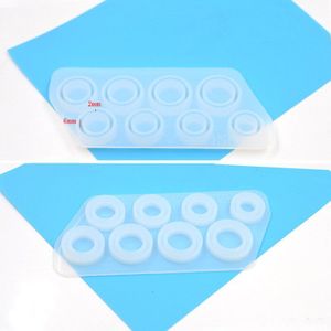 Flat Rings Mold Collection Handmade DIY Jewelry Making Ring Jewelry Silicone Mold Crystal Epoxy Resin Mold