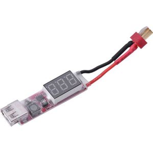 Rc Hobby & Speelgoed Batterij En Lader-2S-6S Naar Usb Power Converter Adapter Met Digitale display 5V 2A - T Plug-1X2S-6S Lipo