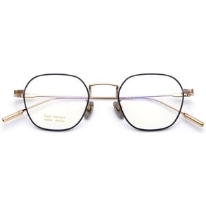 Vierkante Pure Titanium Brilmontuur Mannen Bussiness Bijziendheid Optische Brillenglazen Koreaanse Handgemaakte Retro Superlight Eyewear