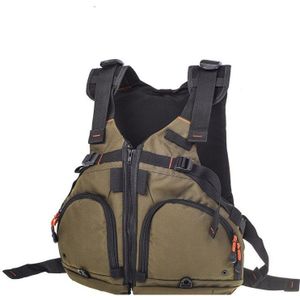 Vliegvissen Vest Voor Mannen Outdoor Multi-Pocket Vissen Pak Voor Mannen Overalls Camera Vest Lua Zwemvest Verstelbare mesh Ventilatio