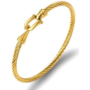Mode-sieraden Rose Goud Zilver Kleur Manchet Armbanden Charm Rvs Dunne Kabel Draad Pulseira Sieraden Armbanden Voor Vrouwen
