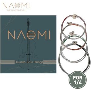 Naomi 4 Stks/set Upright Bass Snaren Contrabas Snaren 4/4 3/4 1/2 1/4 1/8 Grootte G D A & E contrabas Snaren