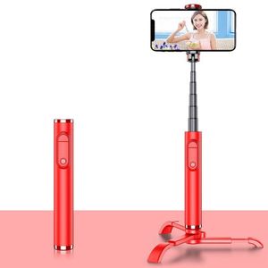 Selfie Stok Statief Draagbare All-In-Een Professionele Alumium Legering Lichtgewicht Bluetooth-Compatibele Afstandsbediening Voor Smart Telefoon