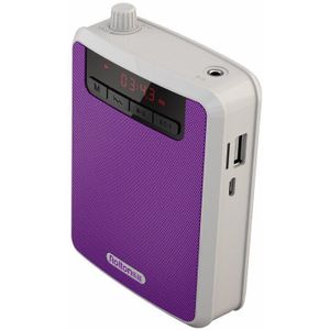 Rolton K300 Megaphone Portable Voice Amplifier Waist Band Clip Support FM Radio TF MP3 Speaker Power bank Guides, teache
