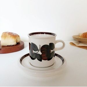 Eenvoudige Vintage Koffie Cup Ontbijt Gedrukt Mate Koffie Cup Eco Vriendelijke Herbruikbare Tazas De Ceramica Creativas Drinkware EB5BD