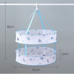 Huishoudelijke Opvouwbare Kleding Drogen Netto Verdikte Anti-Vervorming Ondergoed Vest Sokken Drogen Artefact Dubbele Laag