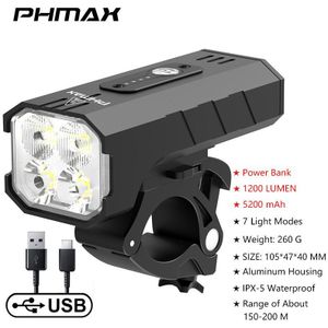 X-TIGER Bike Light Usb Oplaadbare Led Fiets Lamp Fietsen Koplamp Waterdichte Mtb Racefiets Voor Zaklamp