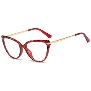 Shauna Ins Populaire Diamant Geconfronteerd TR90 Cat Eye Brillen Frame Vrouwen Mode Meisje Optische Glazen Frame Lente Scharnier