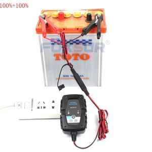 6V 12V 1A Automatische Smart Battery Charger Beheerder Voor Auto Motorfiets Scooter Acculader Met Sae Quick Connector