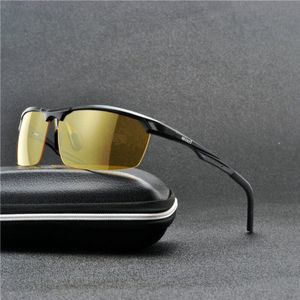 MINC Anti-glare Yellow Polarized Sunglasses Men Women Driving Square Frame Sun Glasses Male Night Vision Goggle UV400 NX