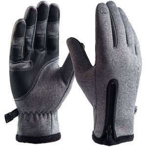 Handschoenen Unisex Winter Outdoor Sport Waterdichte Rits Winddicht Warme Handschoenen beschermen handen Touch Screen Pols Wanten Handschoenen
