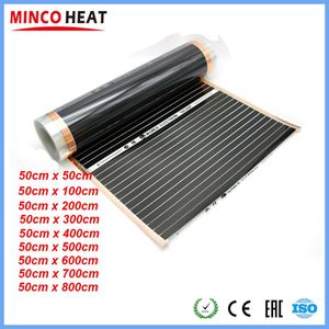 220V 50Cm Breedte Gezonde Vloerverwarming Infrarood Vloerverwarming Carbon Film Heater